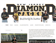 Tablet Screenshot of djacksbaseball.com